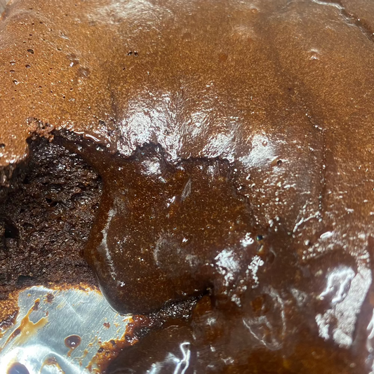 Gooey Chocolate Pudding, bake-at-home for the ultimate dessert molten self saucing chocolate and it's gluten free