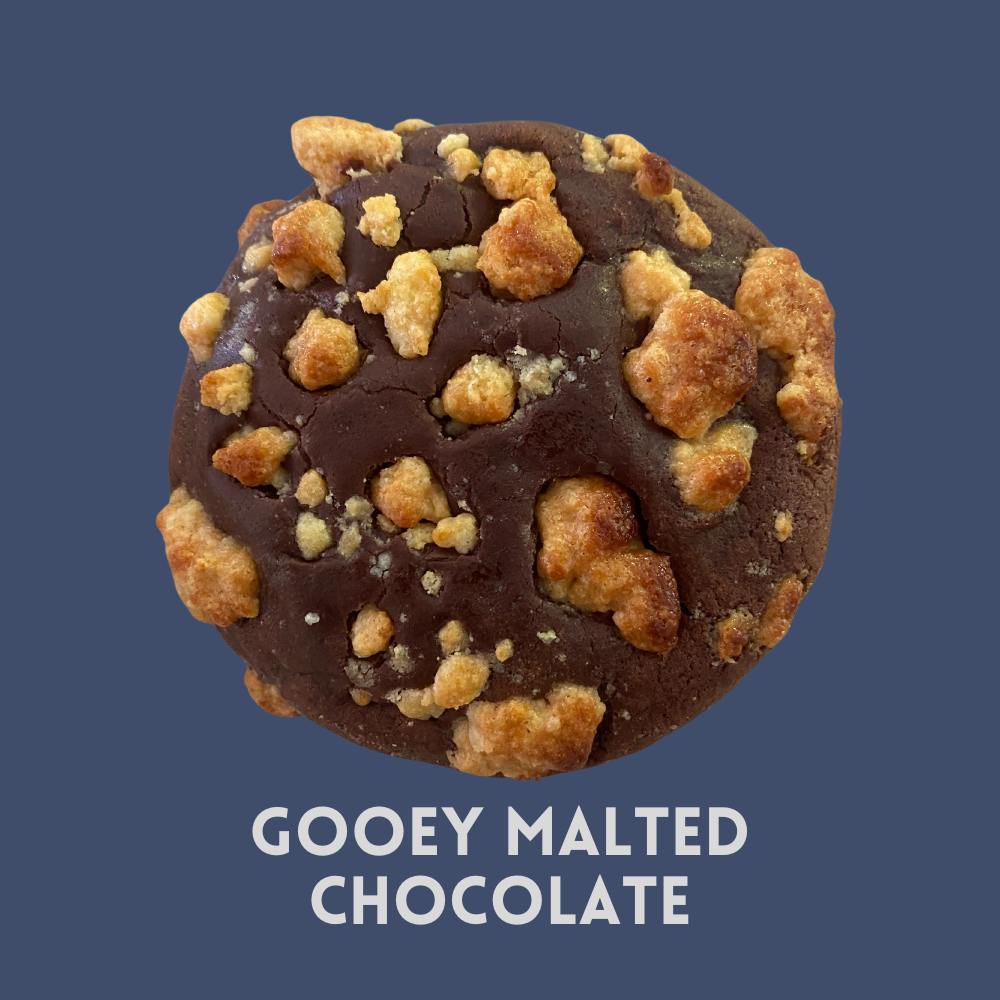 Gooey malted chocolate cookies | Sticky Delicious | Brisbane Delivery