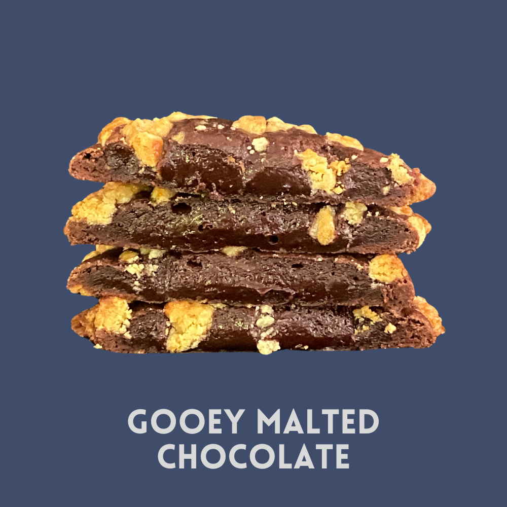 Gooey malted chocolate cookies | Sticky Delicious | Brisbane Delivery