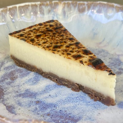 Burnt White Chocolate & Ginger Cheesecake