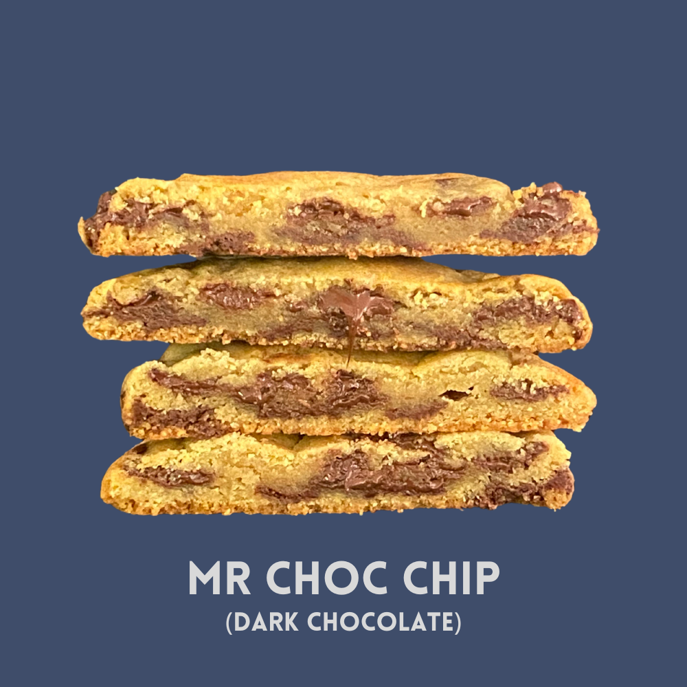 Mr Choc chip, Dark Chocolate chip cookies| Sticky Delicious | Brisbane Delivery