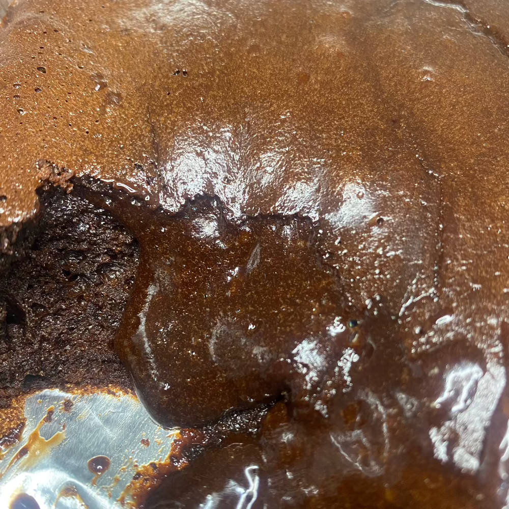 Gooey Chocolate Pudding, bake-at-home for the ultimate dessert molten self saucing chocolate and it's gluten free