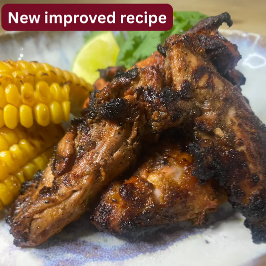Chicken Ribs with Mexican Achiote Marinade perfect for BBQ, Grill & Airfryer