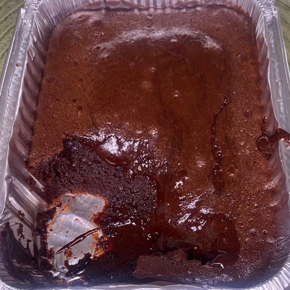 Gooey Chocolate Pudding, bake-at-home for the ultimate dessert molten self saucing chocolate and it's gluten free