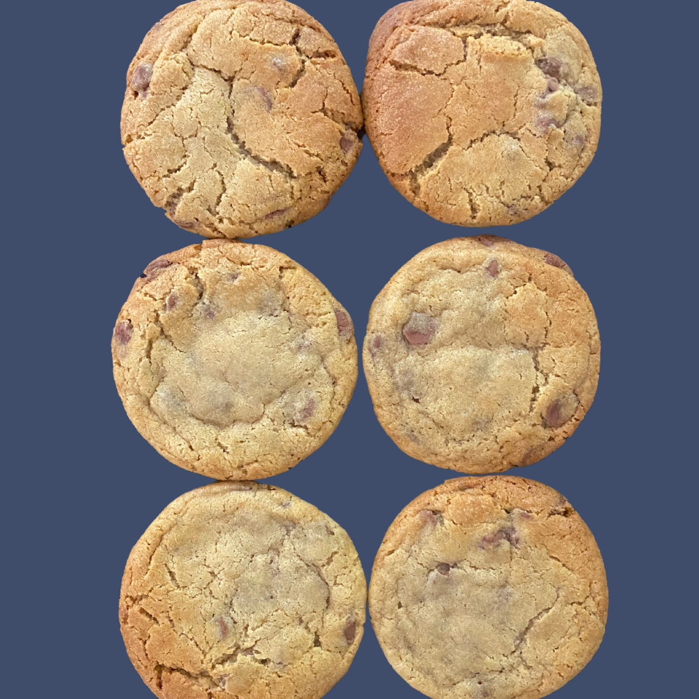 Mrs Choc chip, Milk Chocolate chip cookies| Sticky Delicious | Brisbane Delivery